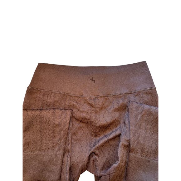 JoyLab Womens Extra Large Brown Textured High-Waist Leggings - Picture 8 of 8
